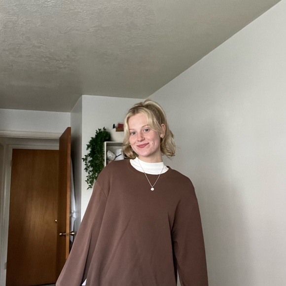 H&M Tops - Brown H&M Crewneck Top
